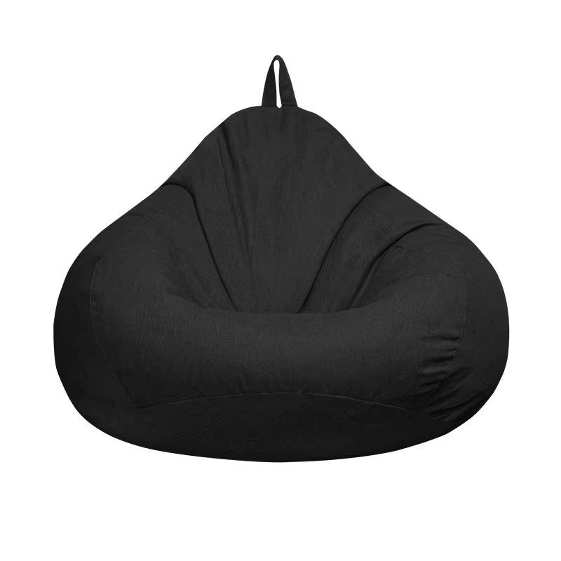 Lazy Sofas Cover Chairs without Filler Adults Bean Bag Chair Couch Living Room Bedroom Home Tatami Lounger Seat